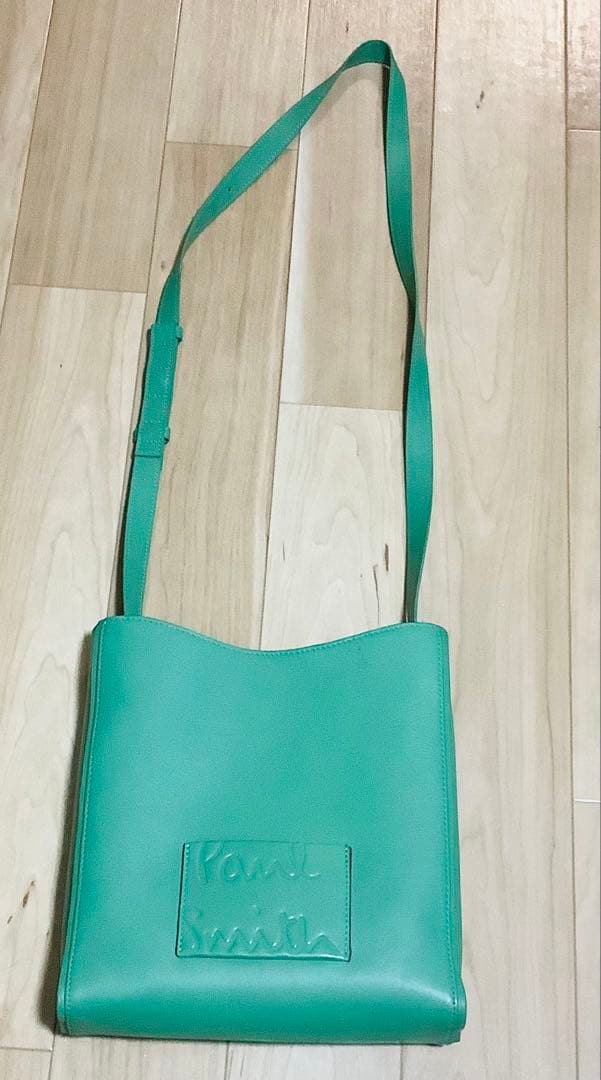 Paul Smith ミントグリーン ショルダーバッグほぼ未使用