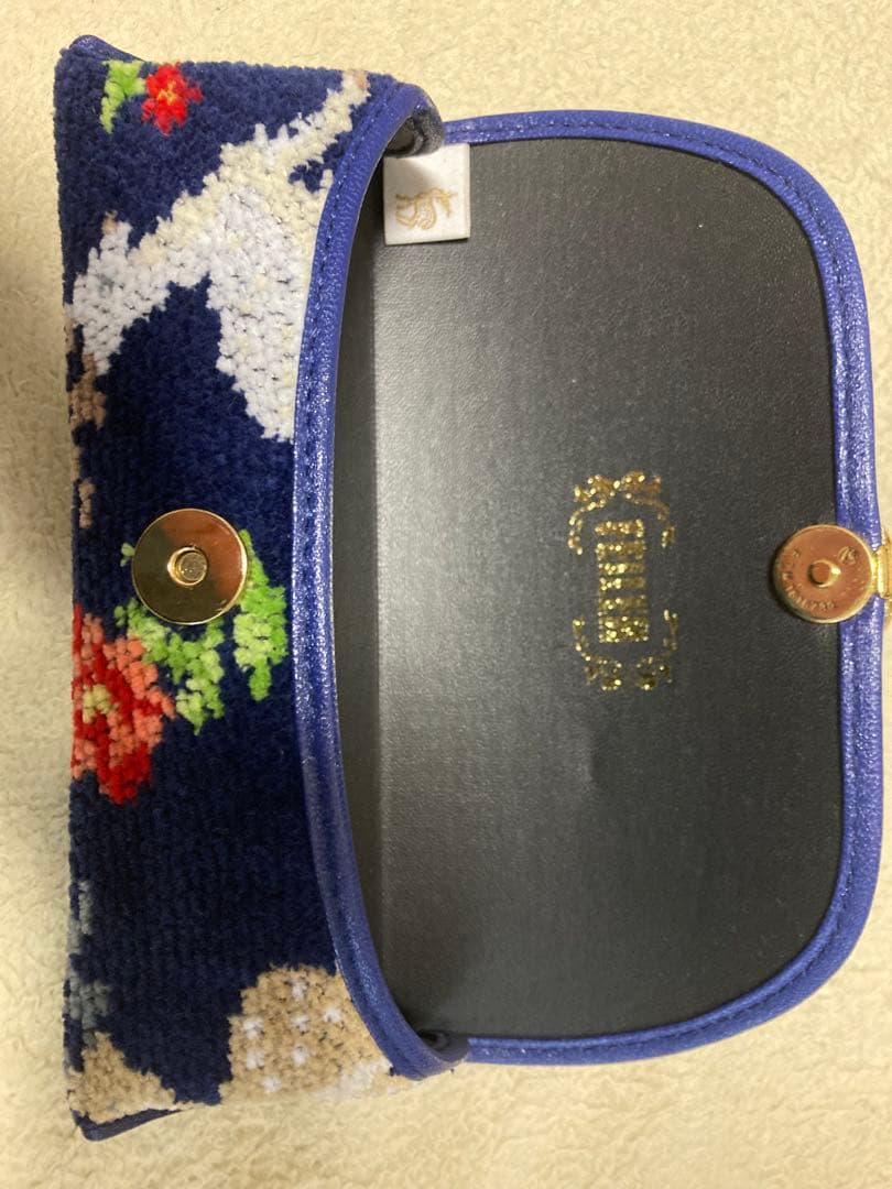 フェイラー メガネケース ハイジシカ 青色