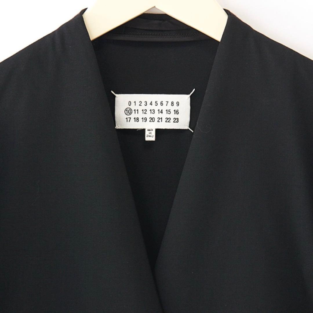 Maison Margiela ノーカラージャケット XLブラック 内ポケット有