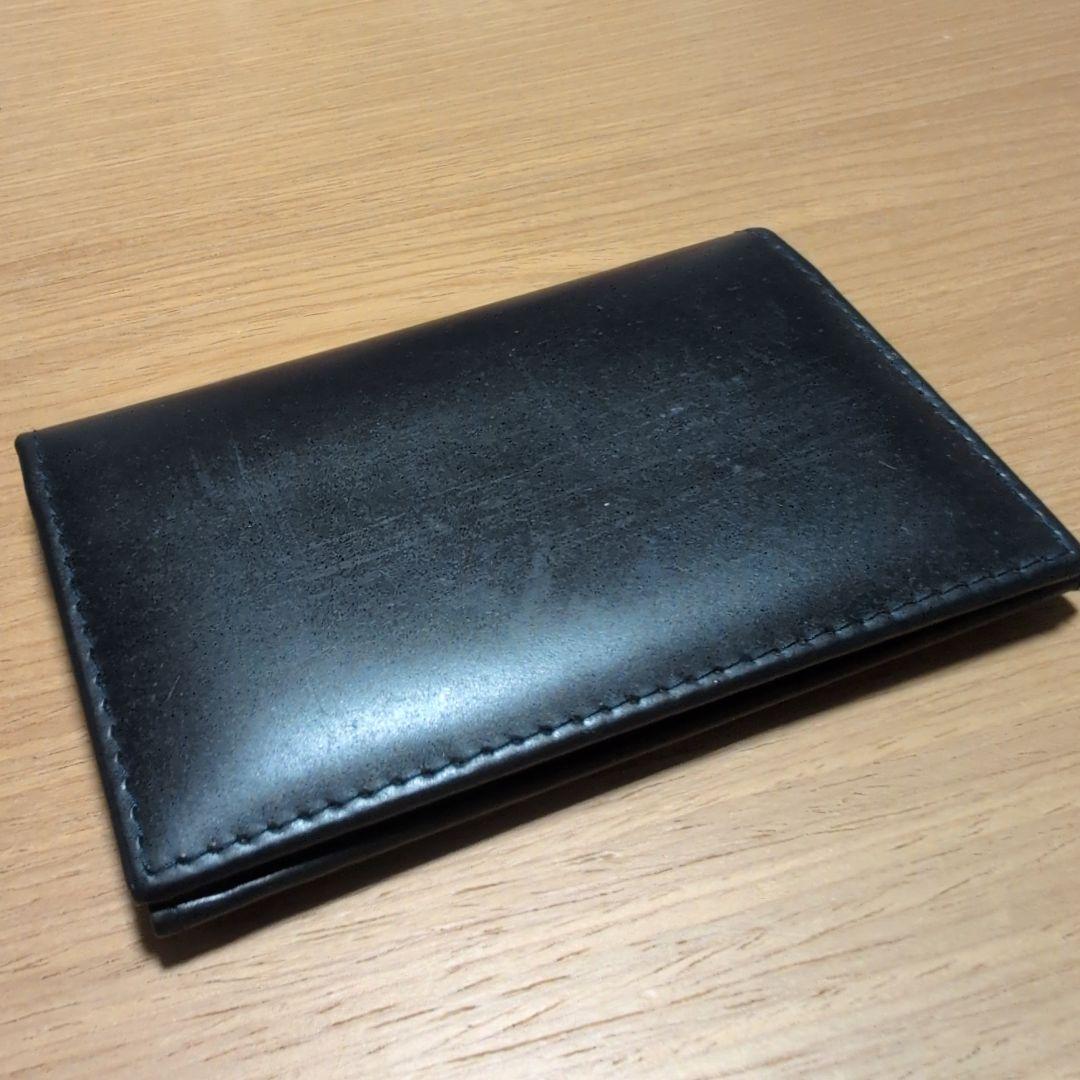 ETTINGER 名刺入れ ネイビー/イエロー ロイヤルコレクション