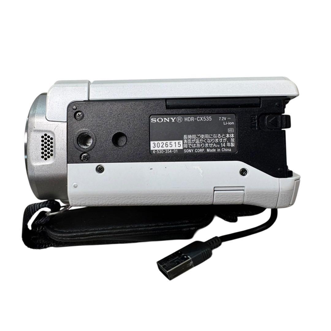 SONY HDR-CX535 ビデオカメラ　ホワイト　ジャンク品