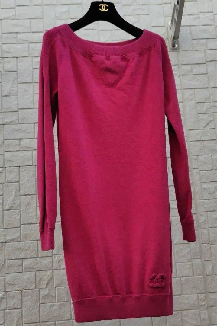 最終SALE シャネル　ニットワンピース　チュニック