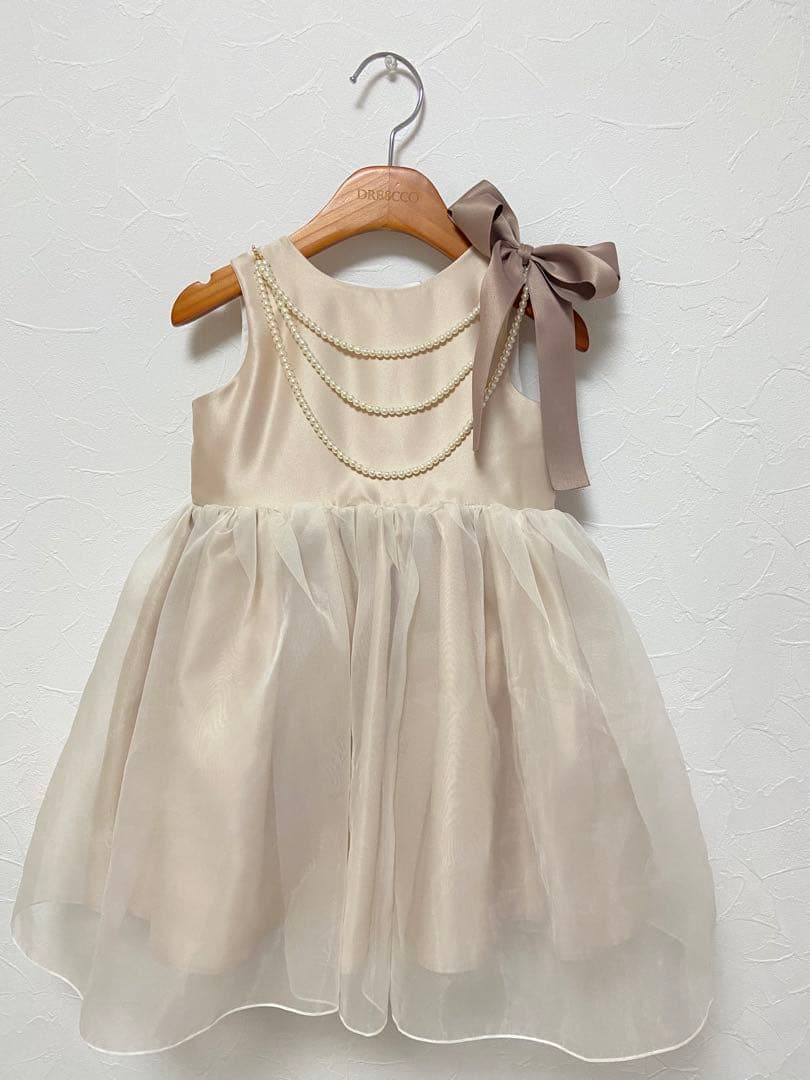 【DRESCCO】ヘラ ゴールドピンクドレス