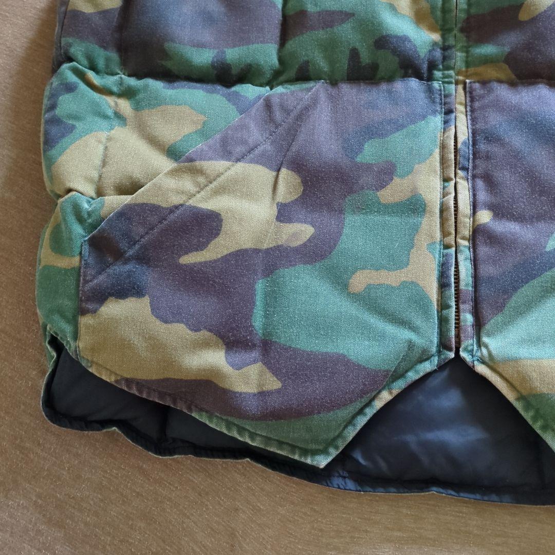 80s EDDIE BAUER ダウンベスト アメリカ製 カモフラージュ