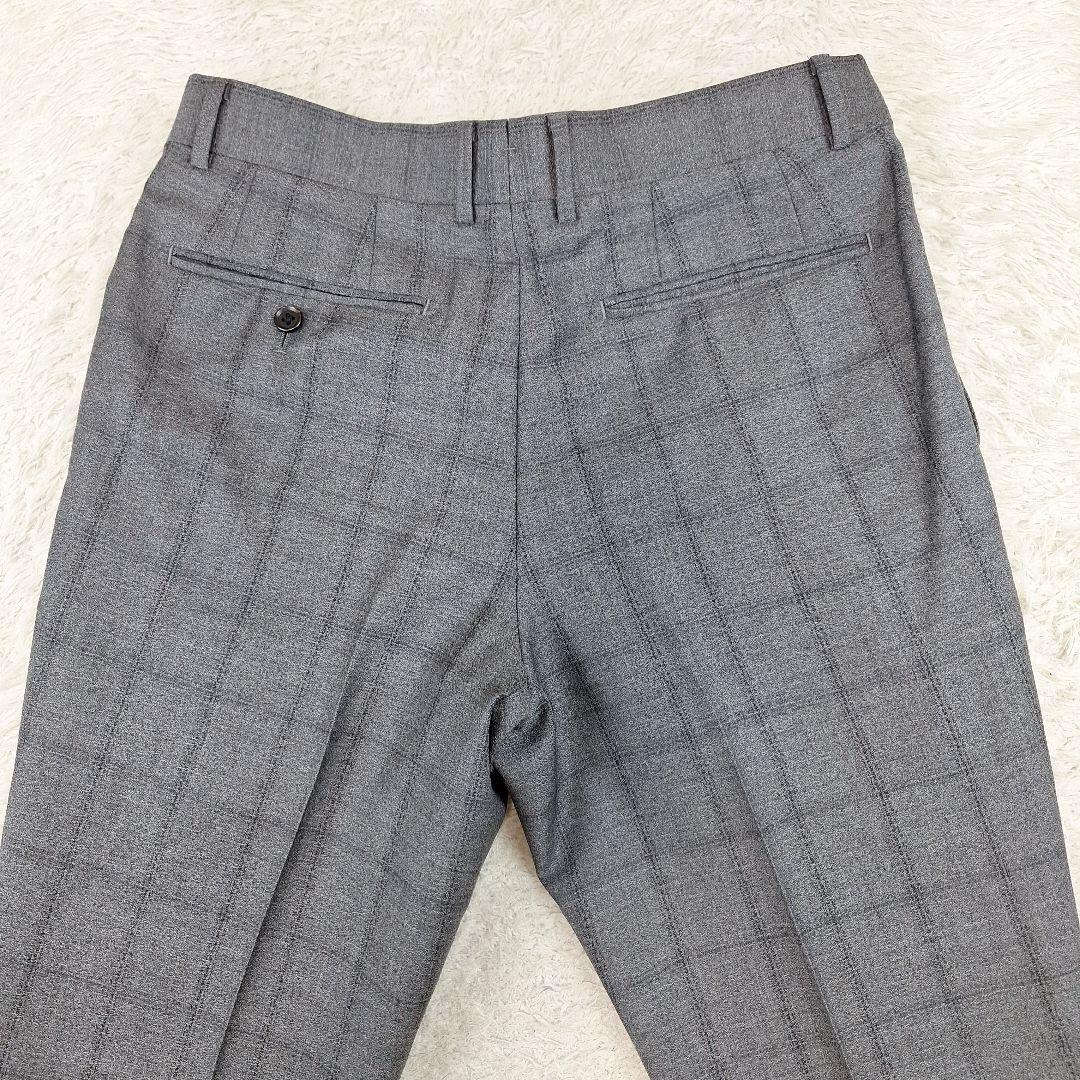 美品✨スーツセレクト　アルフレッドブラウン生地　スリーピース　A4　アジャスター