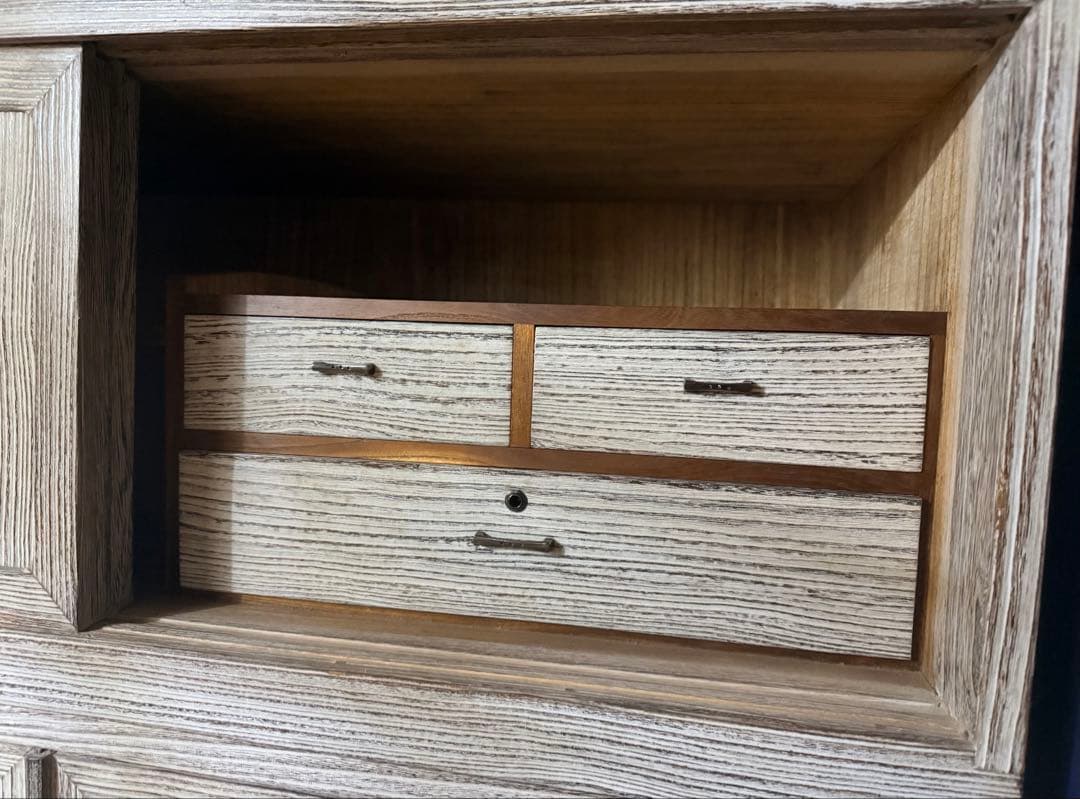 【値下げ】送料込み　中古　桐箪笥　着物　3段構成