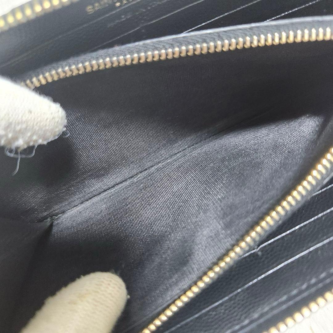 ✨極美品　付属品完備✨サンローラン　長財布　ラウンド　カサンドラ　キャビアスキン