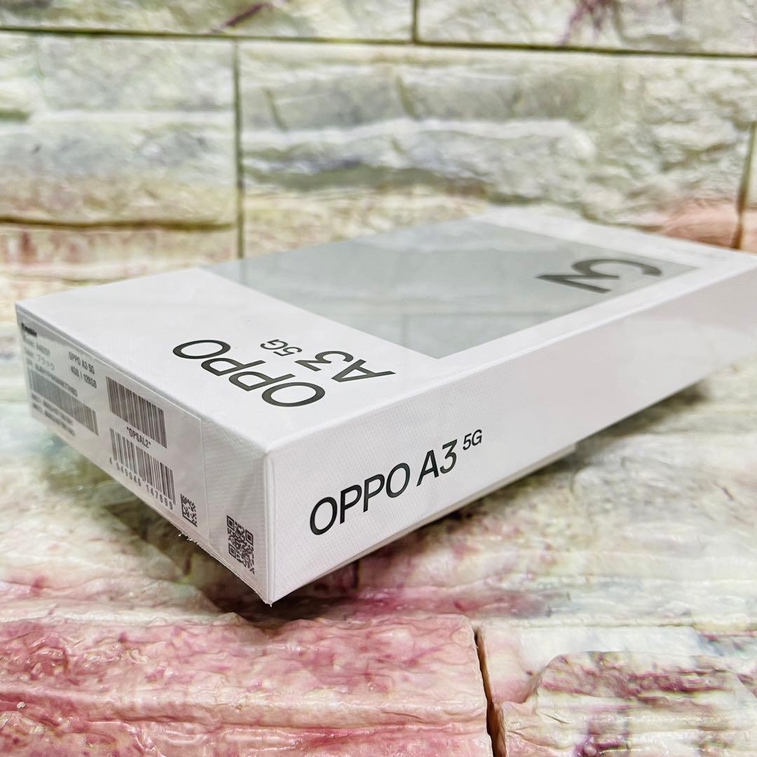 新品未開封 SIMフリー OPPO A3 5G 128GB ブラック