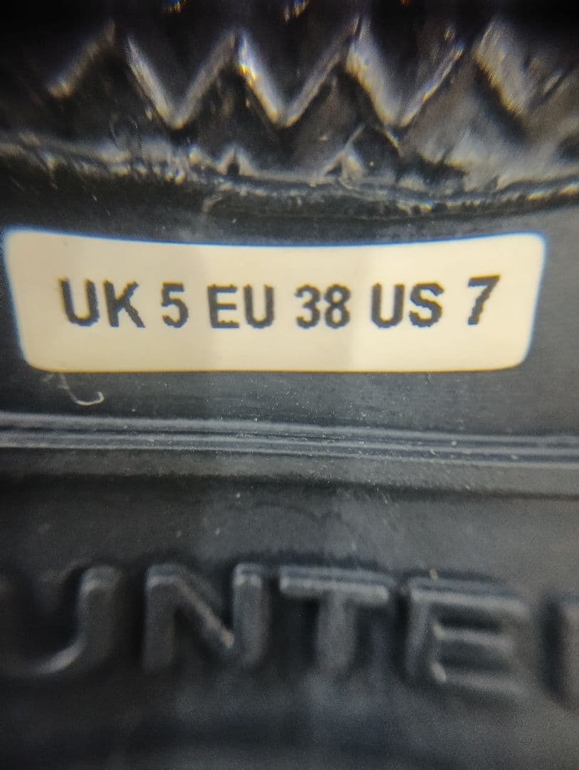 未使用　ハンター　レインブーツ