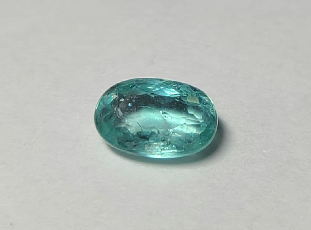 美しい南国の海!!★モザンビーク産パライバトルマリンレインボー入り★