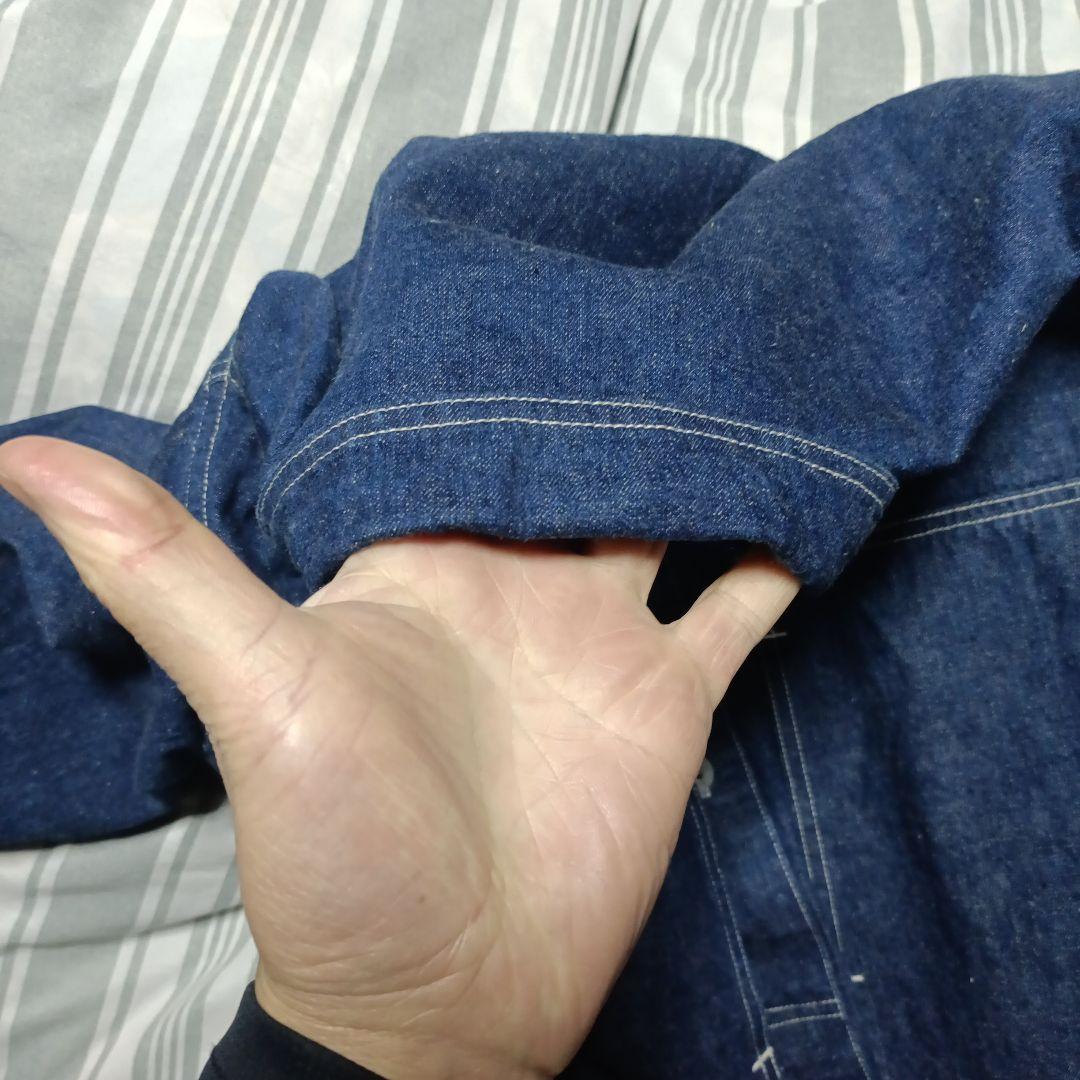 orSlow デニムカバーオール 前開き 2ポケット ネイビー