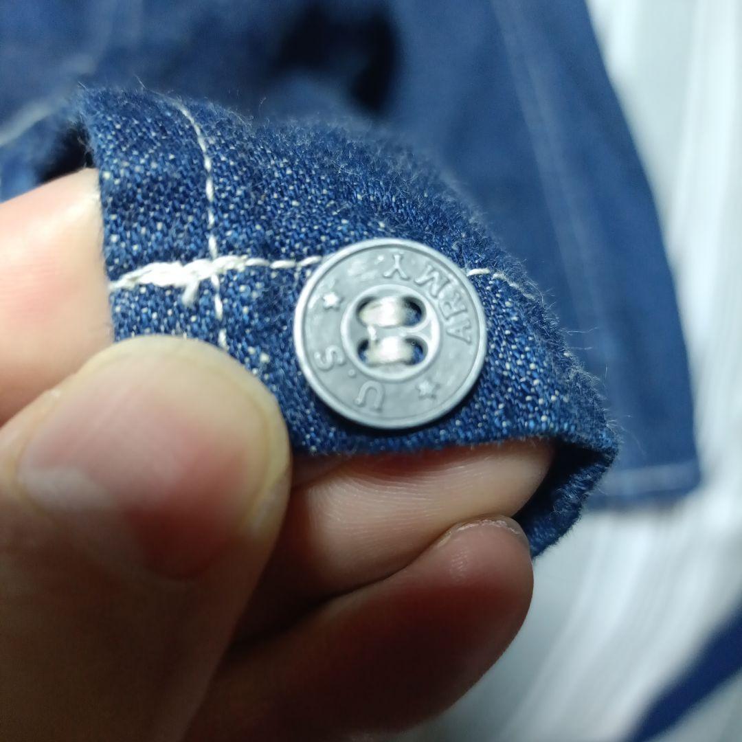 orSlow デニムカバーオール 前開き 2ポケット ネイビー