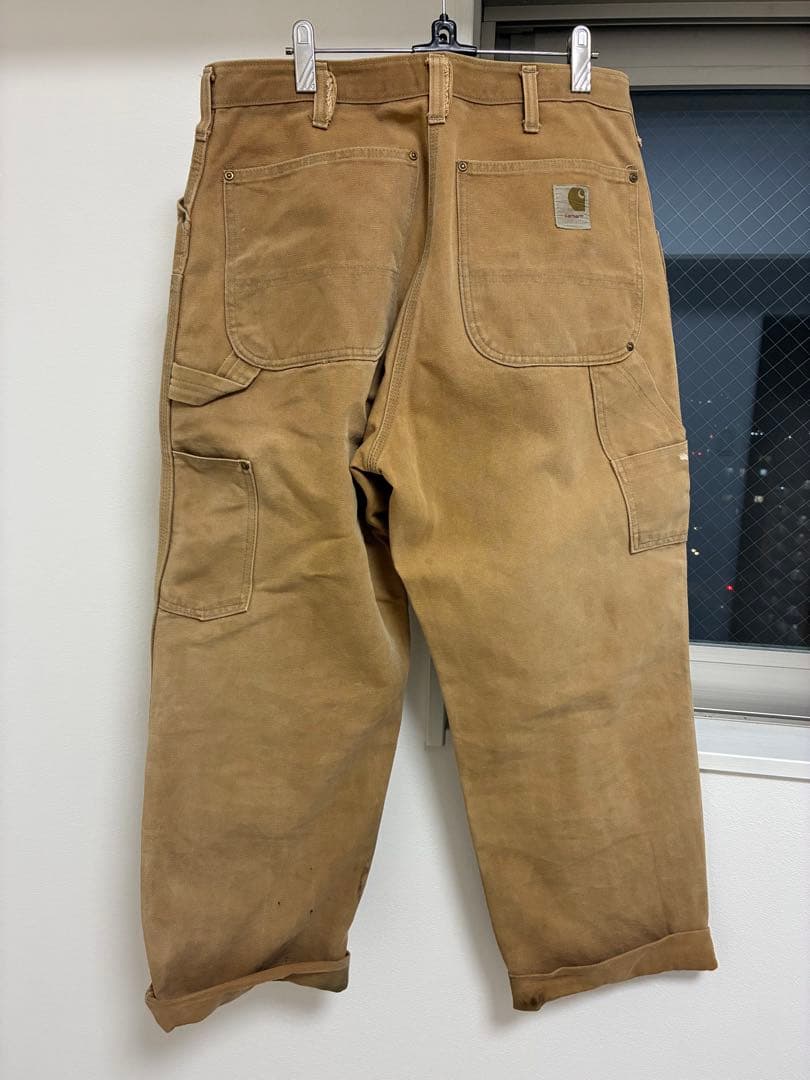 70’s carharttダブルニー古着ペインターパンツダック