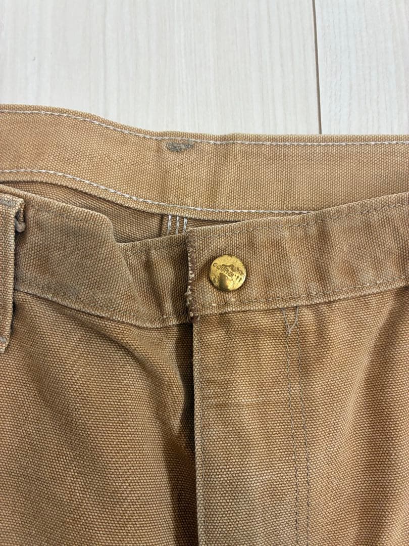 70’s carharttダブルニー古着ペインターパンツダック