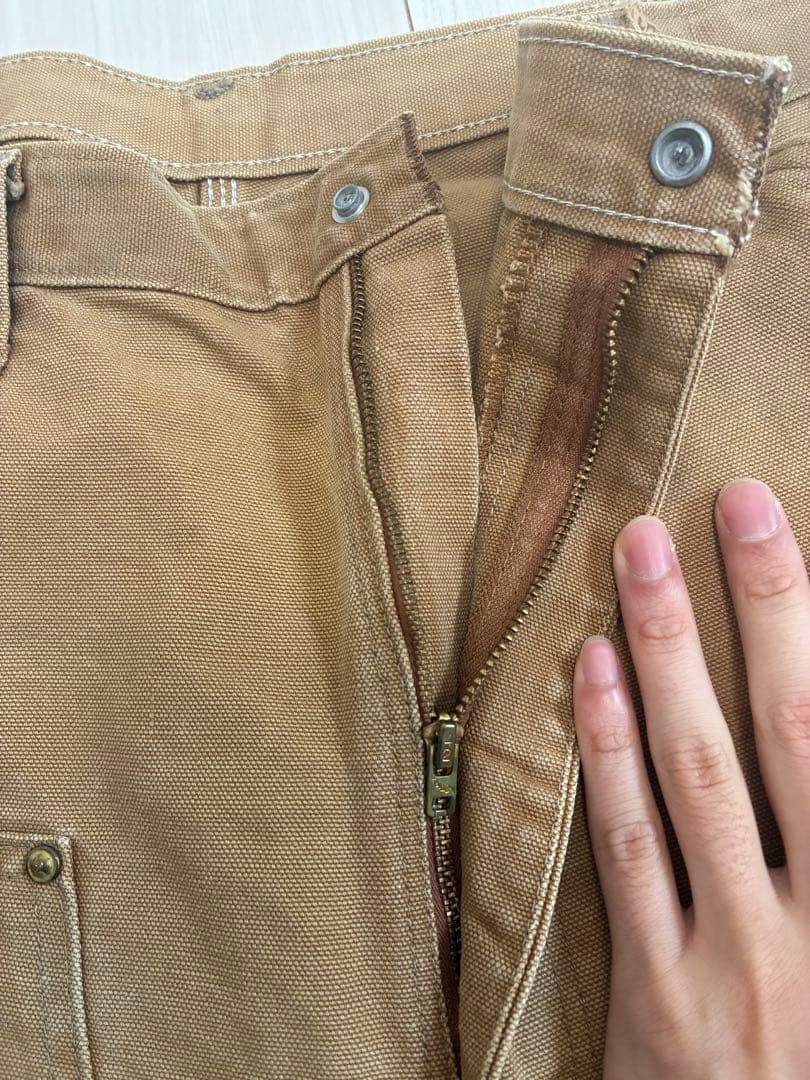 70’s carharttダブルニー古着ペインターパンツダック