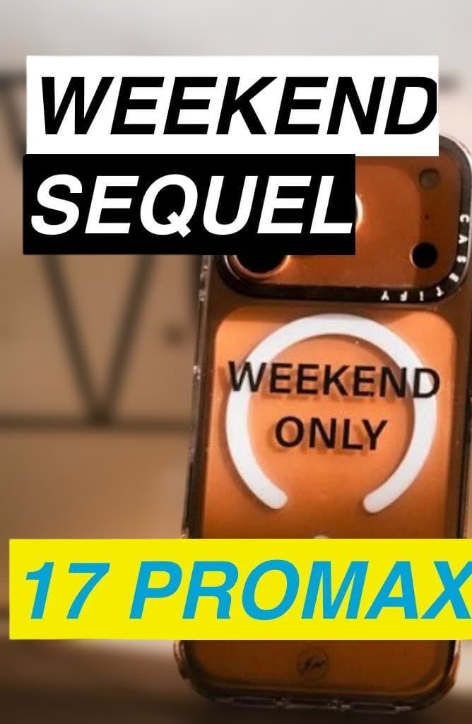 【WEEKEND × fragment CASETiFY】17 pro max