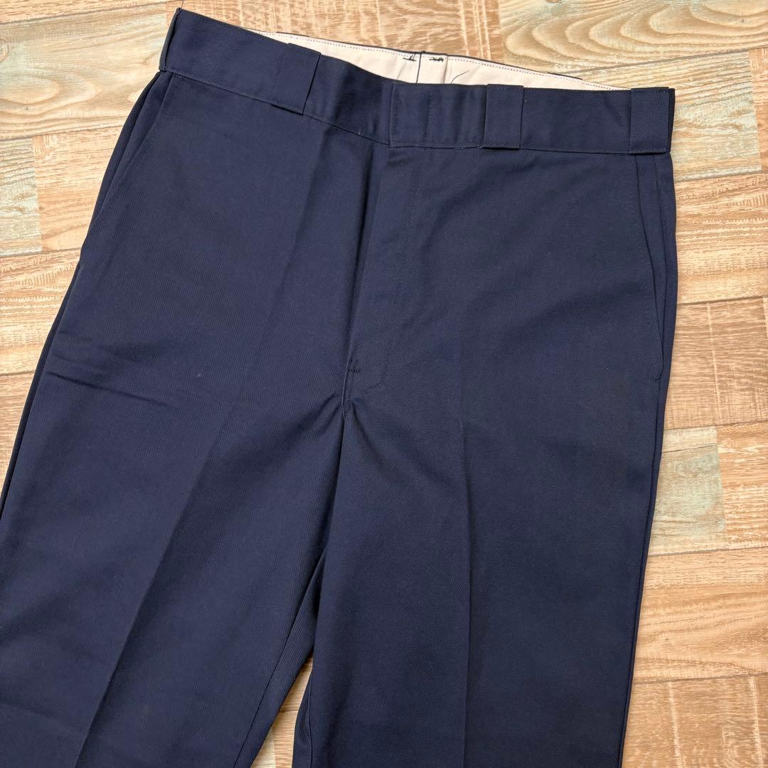 90s USA製 Dickies ディッキーズ 874 ワークパンツ ネイビー