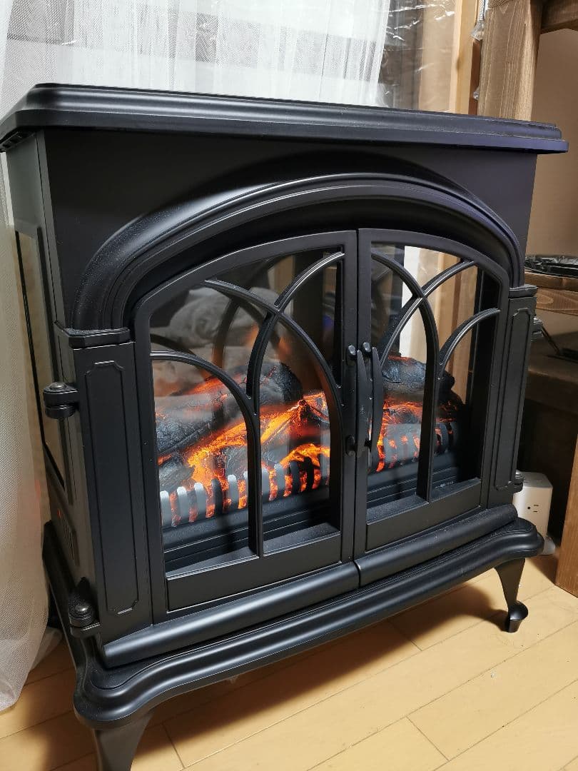 健*ん様 ニトリ 暖炉型ファンヒーター BLT-999B-3-BK 2021年製