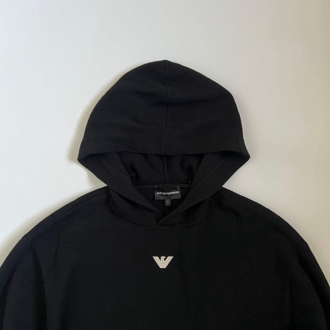 トップス Emporio Armani archive Tight knit hoodie