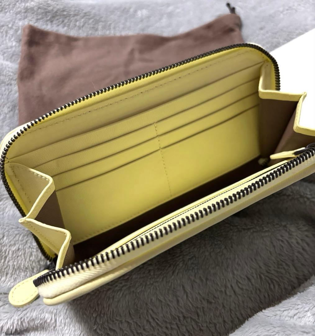 新品未使用◆ボッテガヴェネタ イントレチャート 長財布 ラウンドジップ 男女兼用