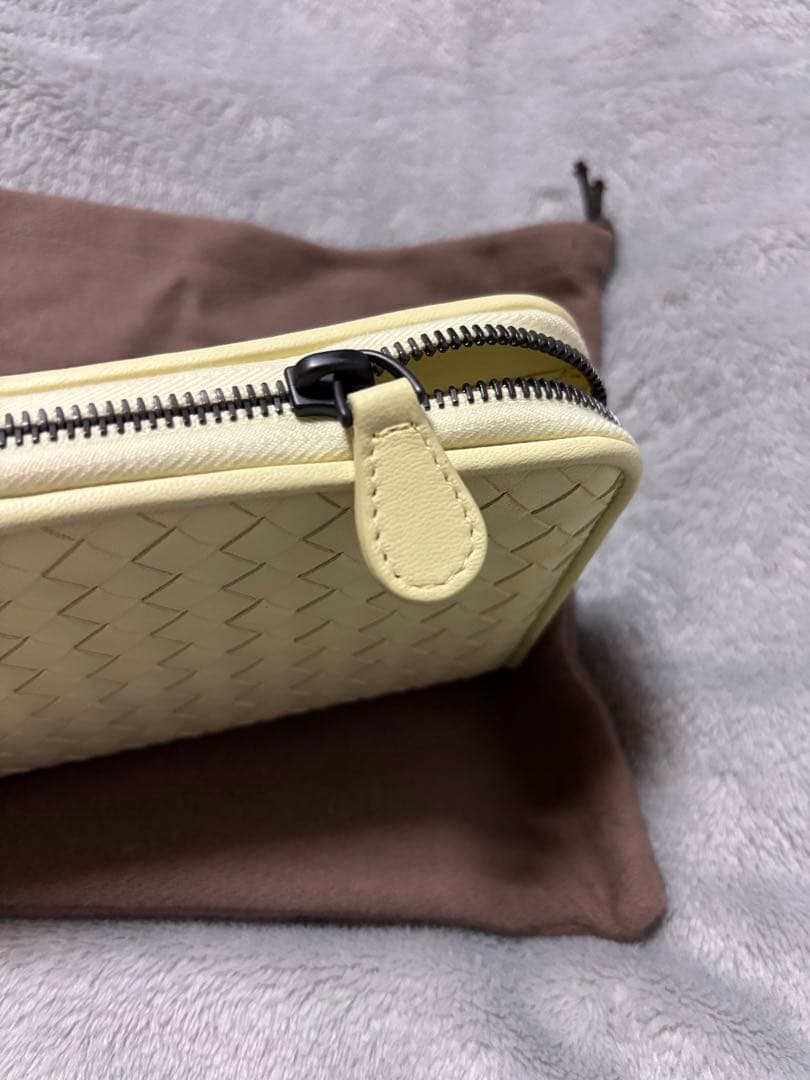 新品未使用◆ボッテガヴェネタ イントレチャート 長財布 ラウンドジップ 男女兼用