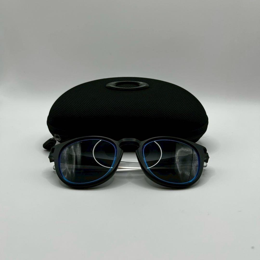 オークリーOAKLEY サングラス アジアンフィットブラック×ブルー　国内正規品