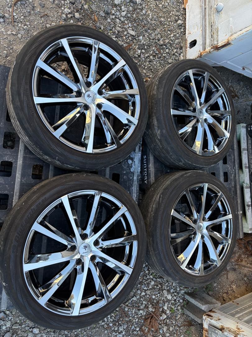 クレンツェ19インチ アルミホイールセット タイヤ付き