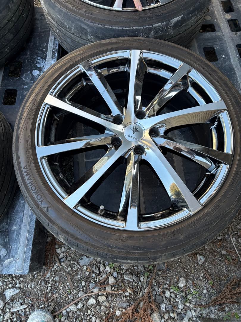 クレンツェ19インチ アルミホイールセット タイヤ付き