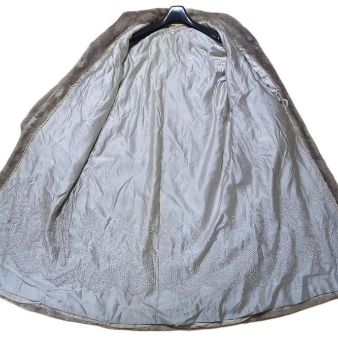 着丈115cm サファイヤミンク 毛皮 コート リアルファー ミンク MINK