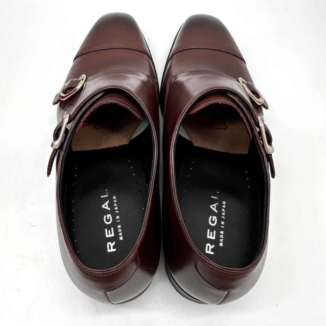 〈新品〉REGAL リーガル【24cm】ダブルモンク グッドイヤーウエルト式製法