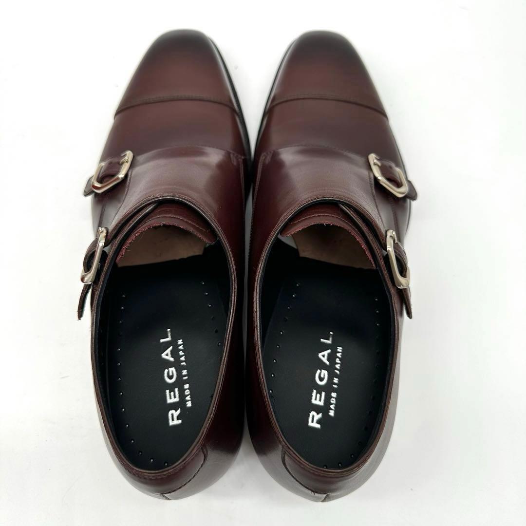 〈新品〉REGAL リーガル【24cm】ダブルモンク グッドイヤーウエルト式製法