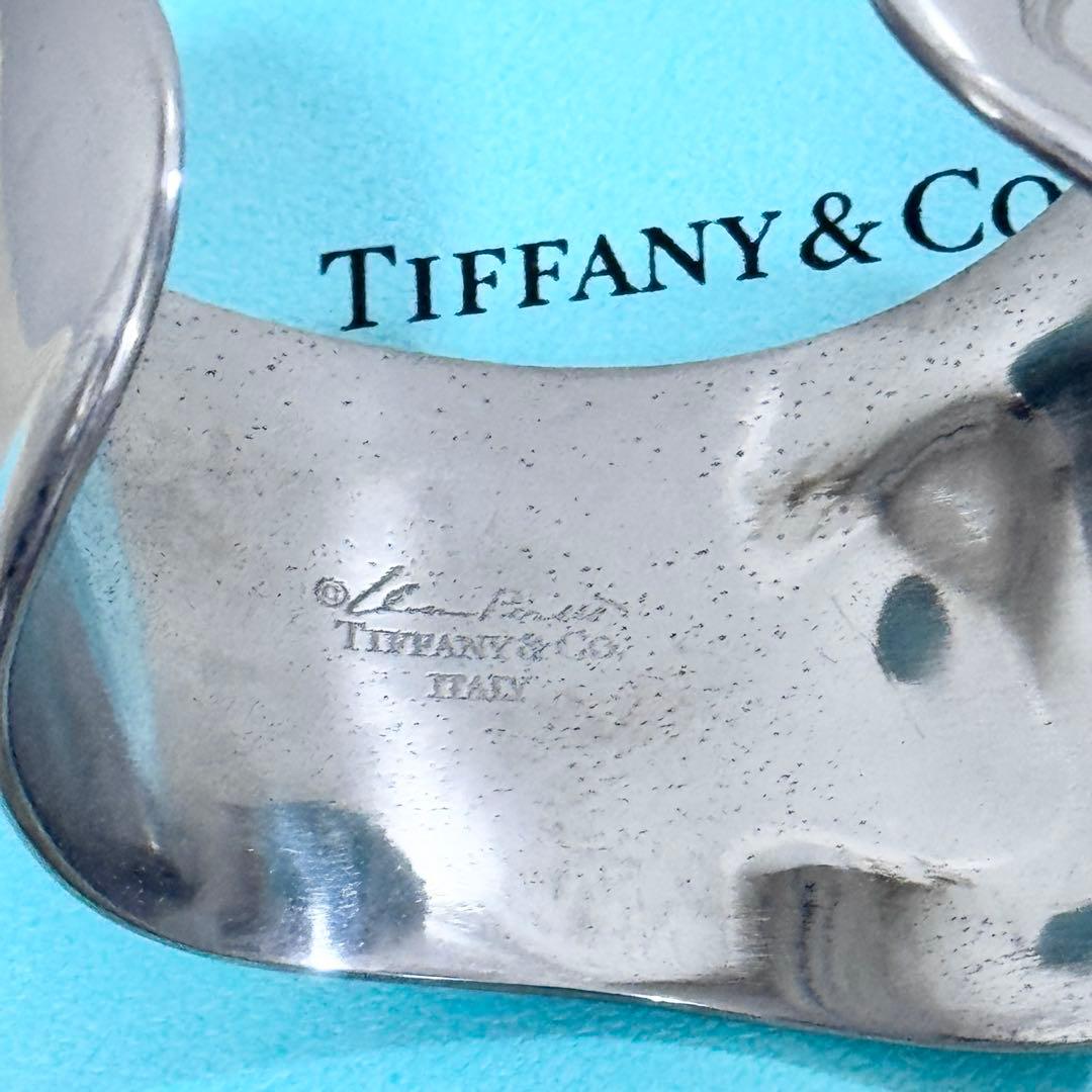 ティファニー ボーンカフ バングル ブレスレット ルテニウム コッパー シルバー