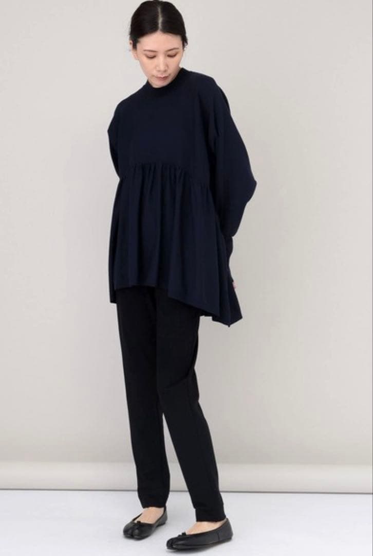 Curensologyテンセルポリエステルギャザープルオーバー