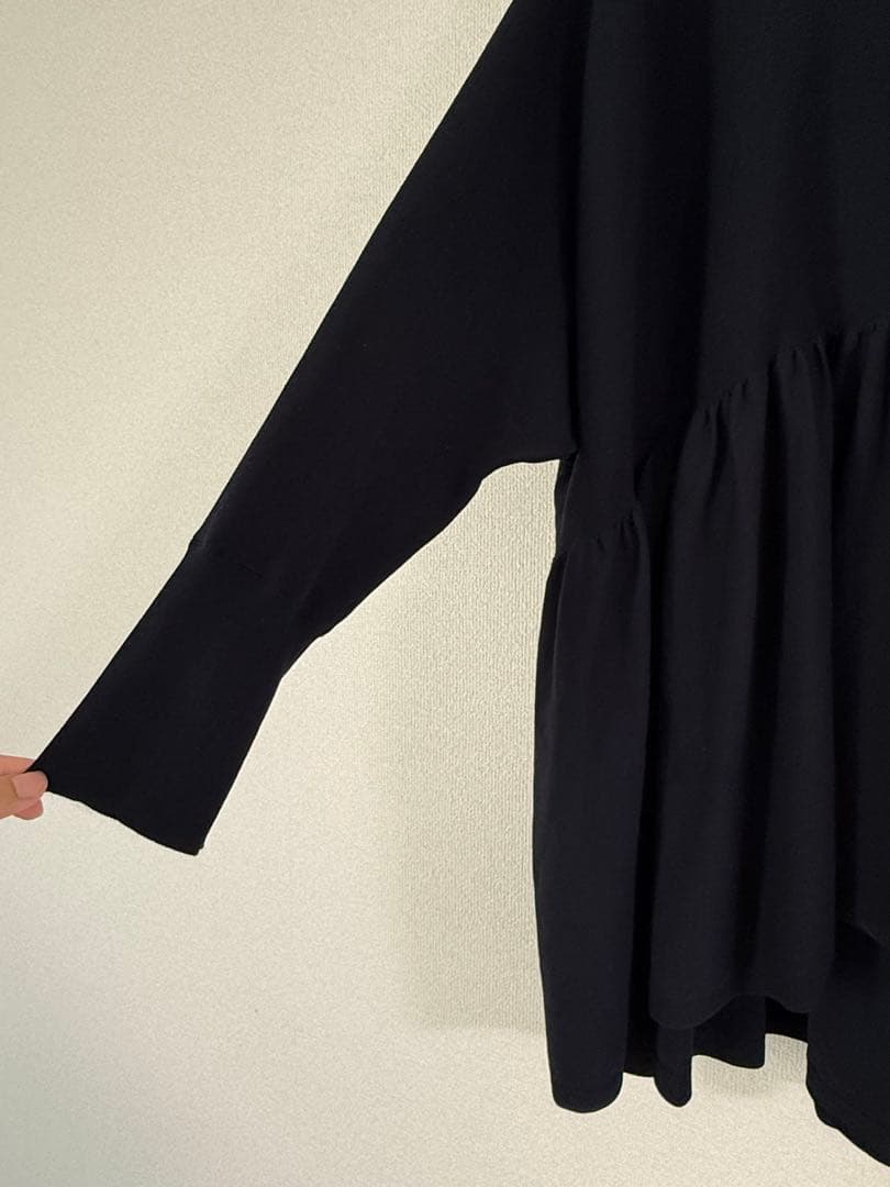 Curensologyテンセルポリエステルギャザープルオーバー