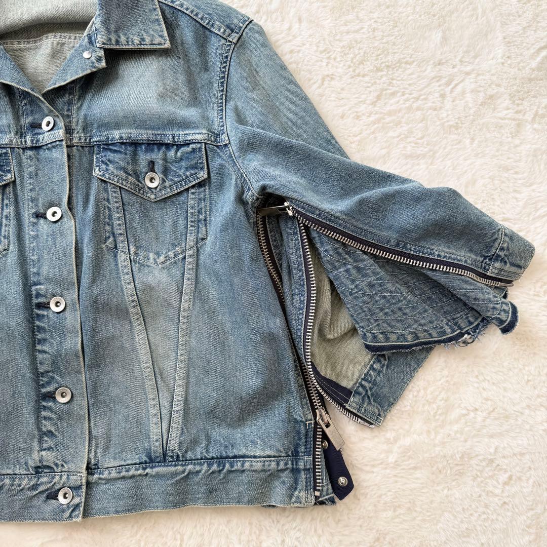 サカイ sacai サイドジップ デニムジャケット size2