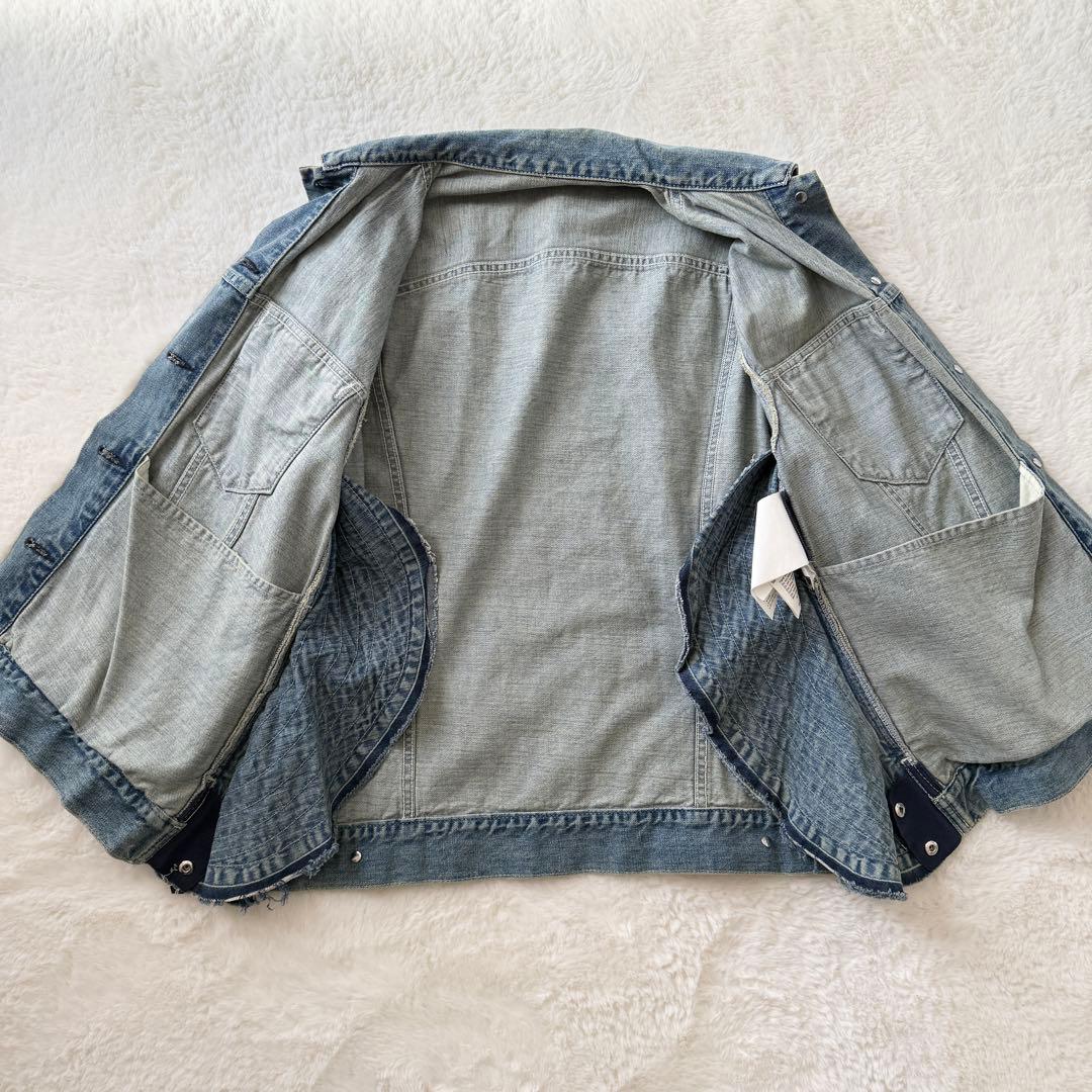 サカイ sacai サイドジップ デニムジャケット size2