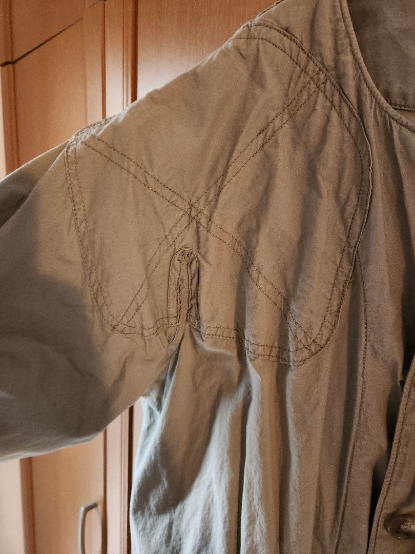 エンジニアードガーメンツ ノーカラーシューティングジャケット