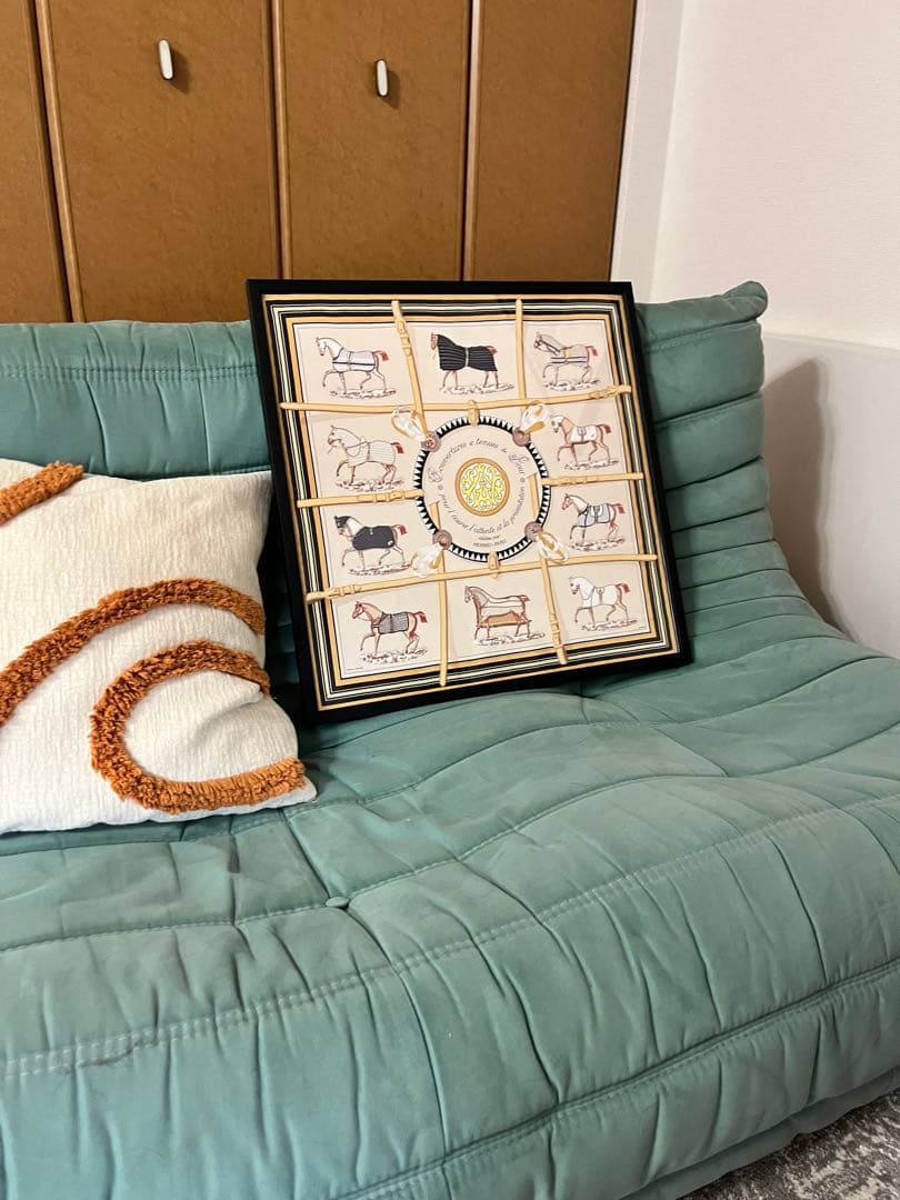 専用フレーム付き エルメス　額装　インテリア