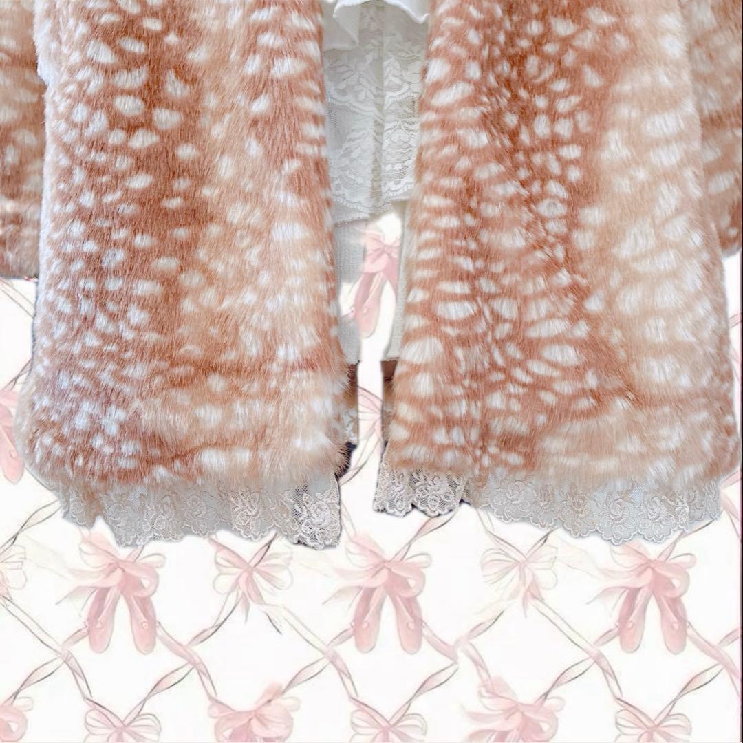 axes femme 姫 バンビ ファーコート 平成 y2k NANA ガーリー