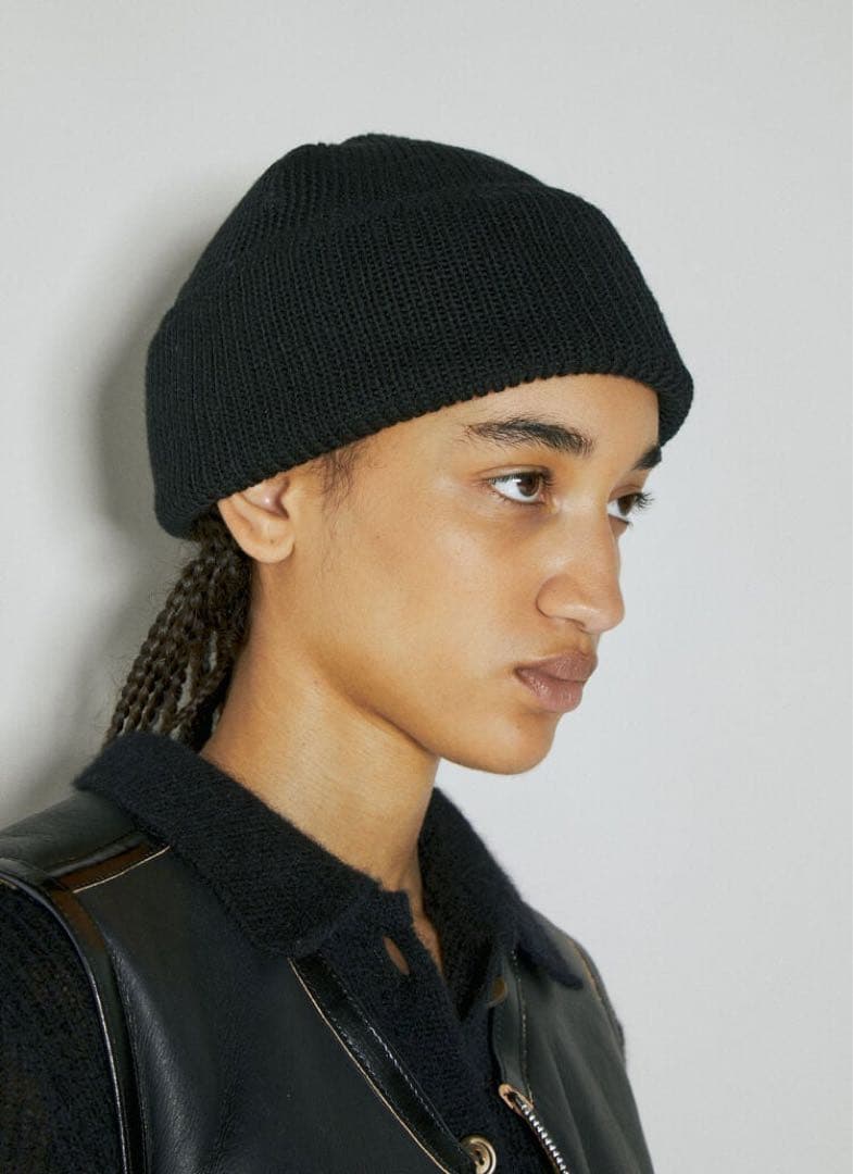 OUR LEGACY 23AW ビーニー BLACK WOOL KNIT CAP