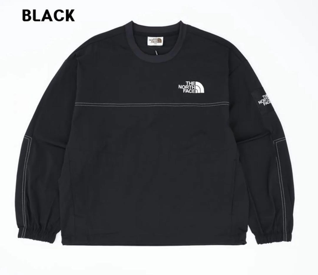 【ノースフェイス】アルバニークルーネック＊黒 ＊L ＊韓国限定＊新品