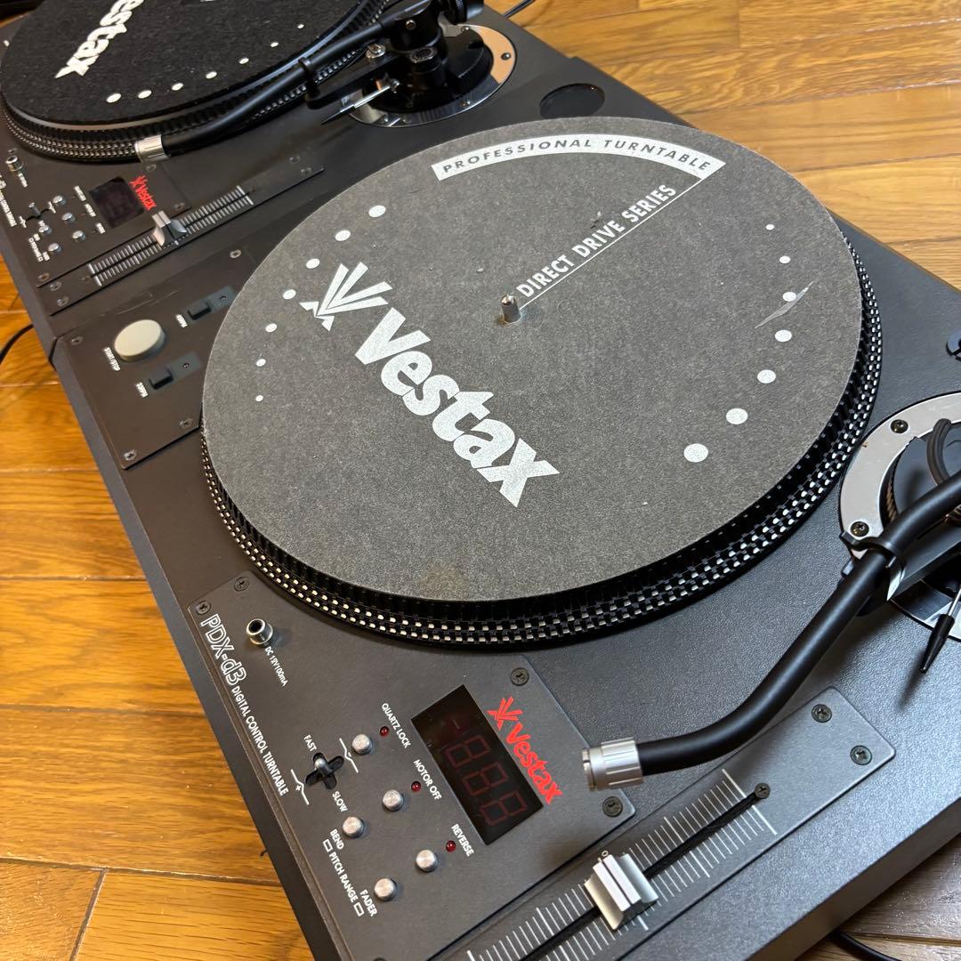Vestax ベスタクス PDX-d3 ターンテーブル 2台セット