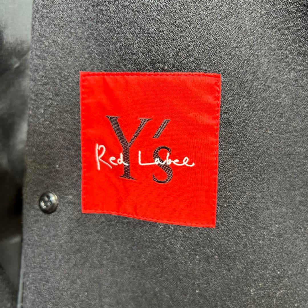 希少 美品 ワイズ レッドレーベル ウール チェック デザイン ピーコート 2