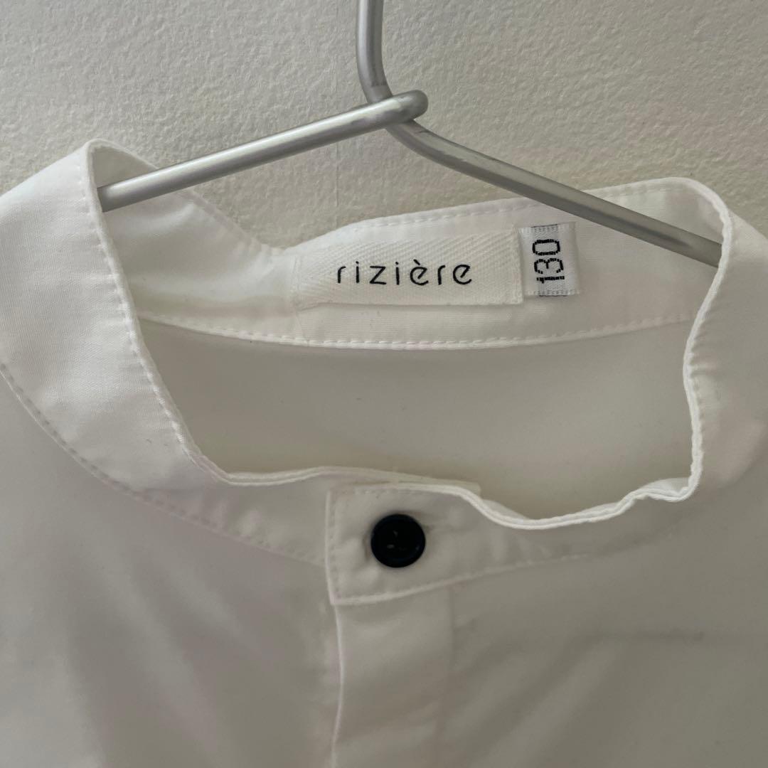 riziere ブラック スーツセット、シャツ　130サイズ