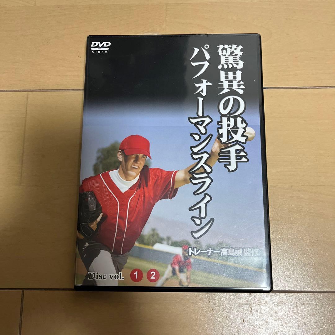 驚異の投手パフォーマンスライン DVD①②高島誠監修