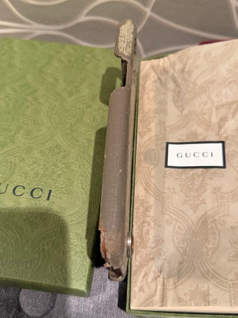 GUCCI　iPhone13promax　 スマホケース GGスプリーム
