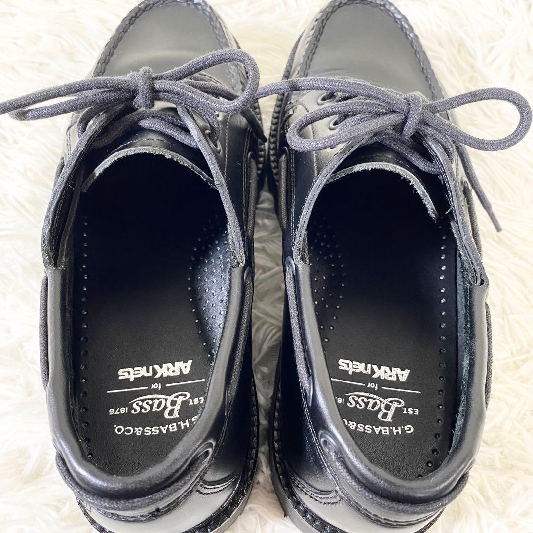 美品G.H.BASS ARKnets別注 RANGER MOC デッキシューズ
