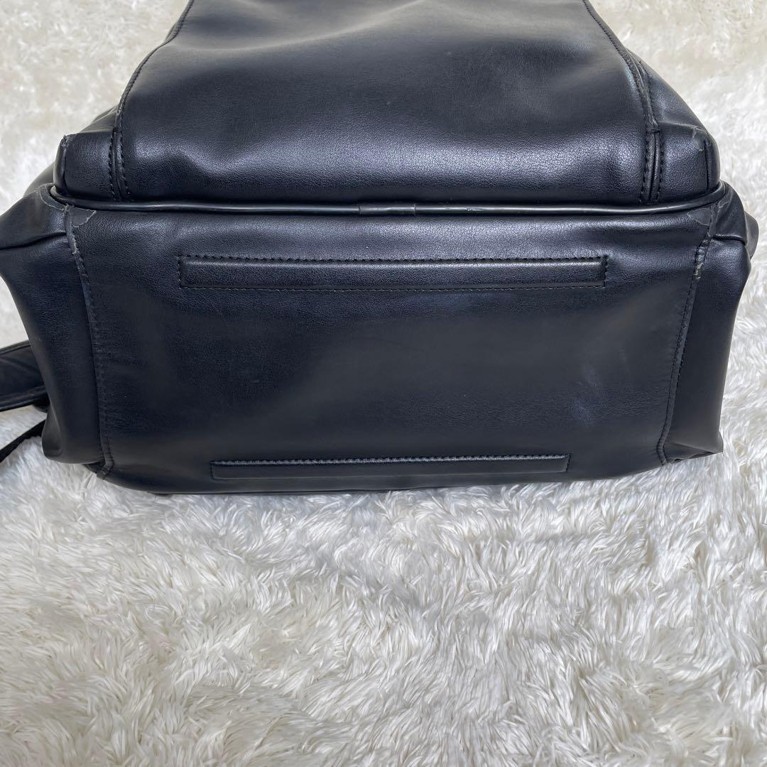 希少　TUMI 　ブラッドリー バックパック オールレザー ブラック　黒