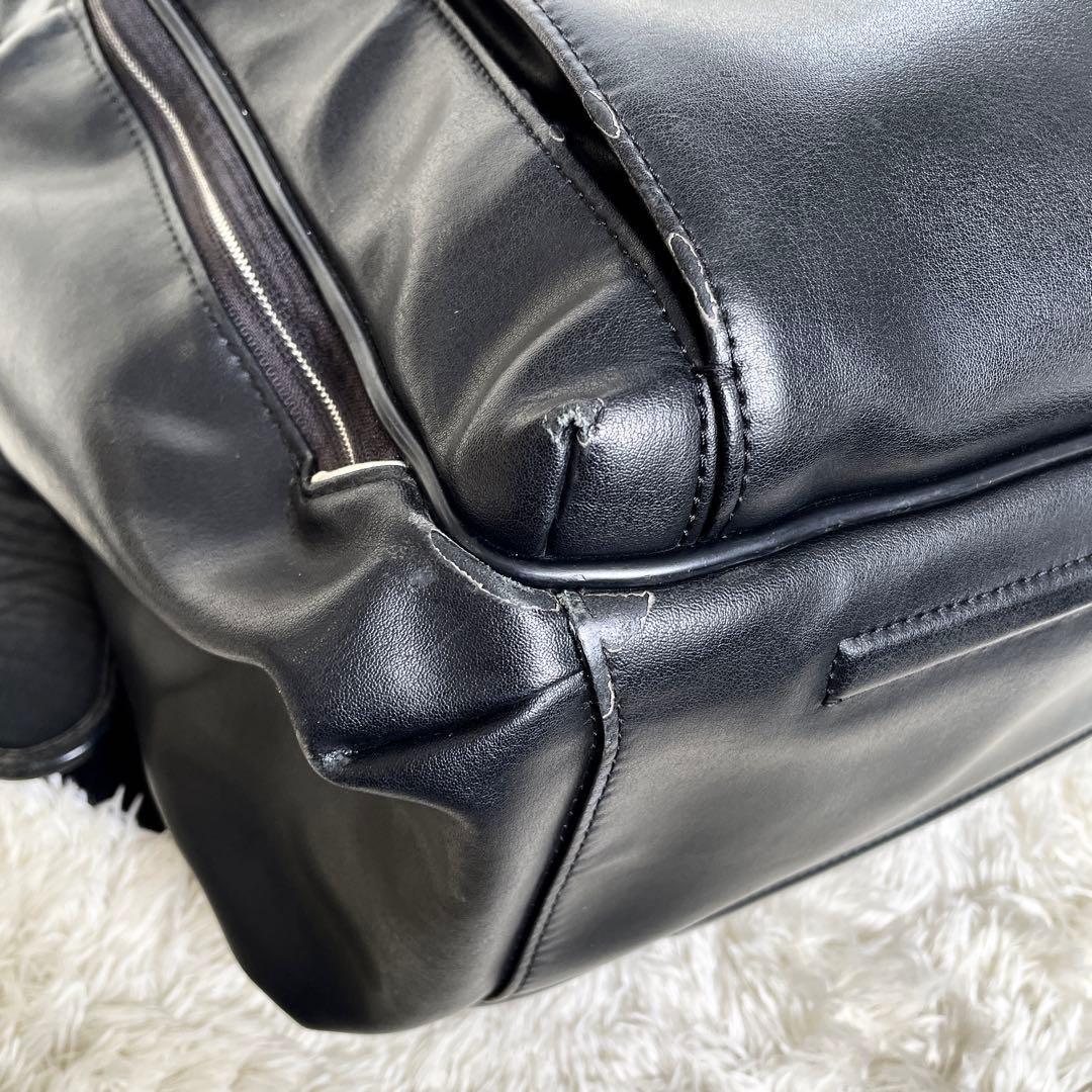 希少　TUMI 　ブラッドリー バックパック オールレザー ブラック　黒