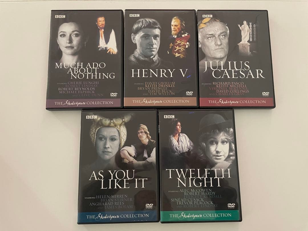 国内盤日本語字幕付　BBC シェイクスピア DVD コレクション 名作3枚セット